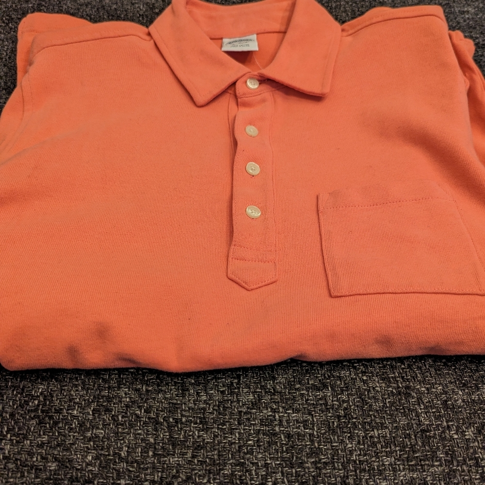Brooks Brothers 100% Cotton  Long Sleeve Polo Shirt
